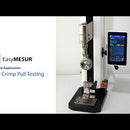 EasyMESUR test frame performing a wire crimp pull test.