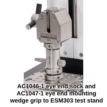 AC1046 Series Eye End Socket for Grips/Fixtures, Female Eye End to Thread Adapter, Mark-10
