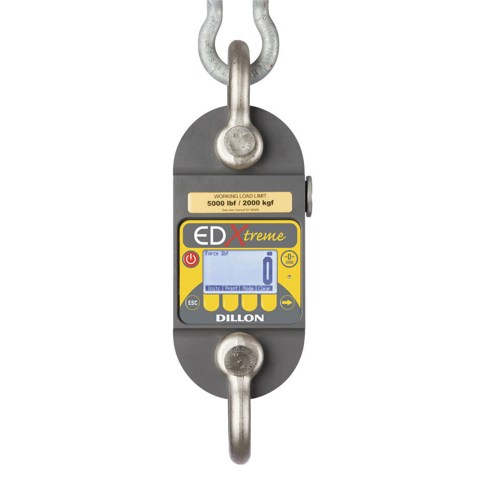 EDXtreme Dillon Dynamometer Scale Tension Meter JLW Instruments