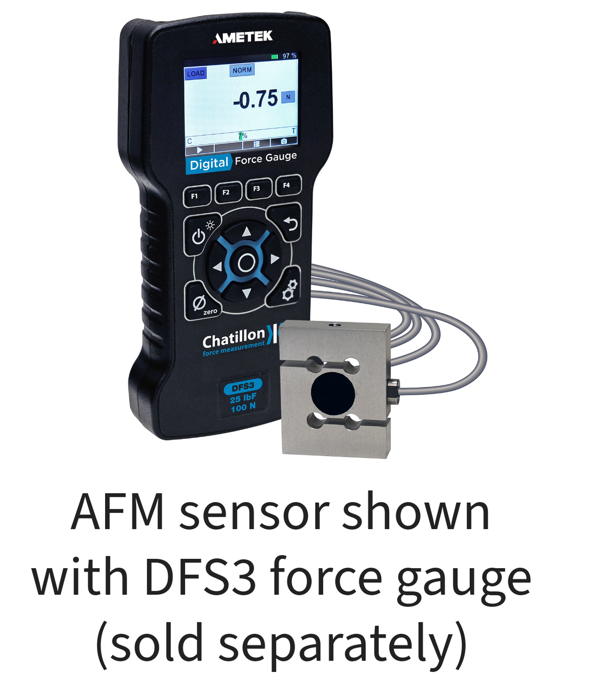 Chatillon AFM Load Cell for DFS3 Gauges - JLW Instruments Chatillon AFM Load Cell for DFS3 Gauges - JLW Instruments