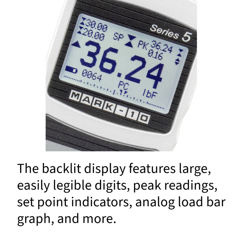 Mark-10 Series 5 (M5) Digital Force Gauge