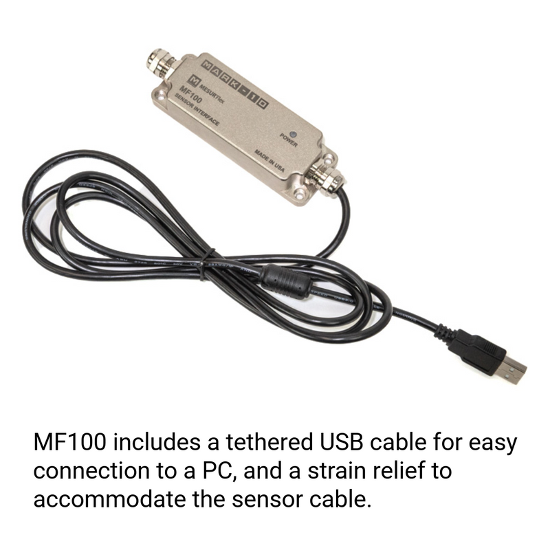 Mark-10 Force or Torque Sensor to PC Interface Adapter, MF100