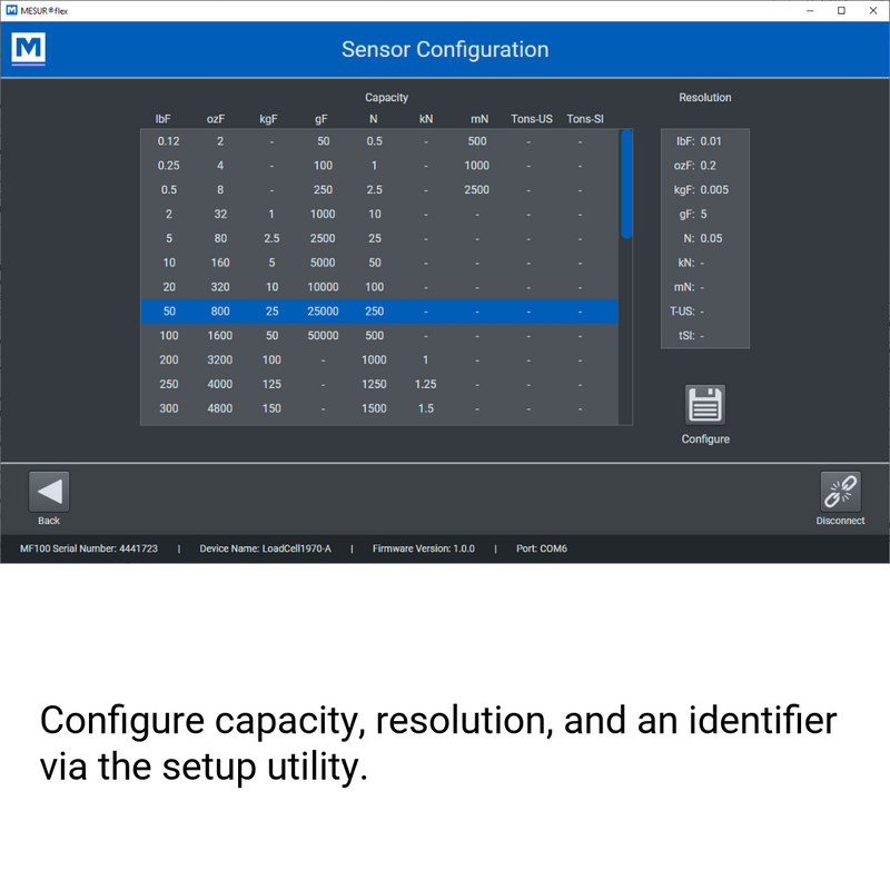 Mark-10 Force or Torque Sensor to PC Interface Adapter, MF100