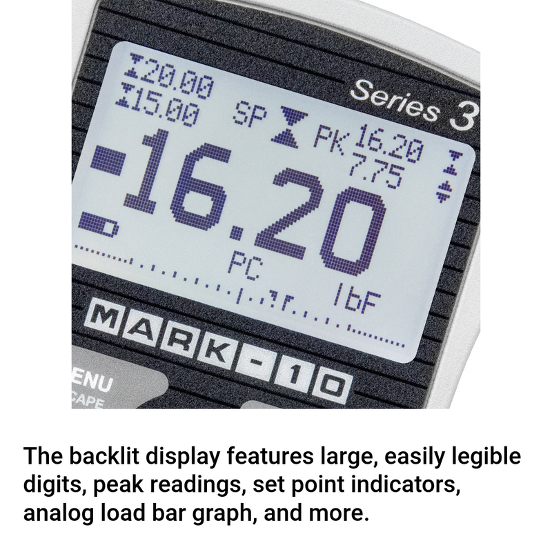 Mark-10 M3 Digital Force Gauge (Series 3)