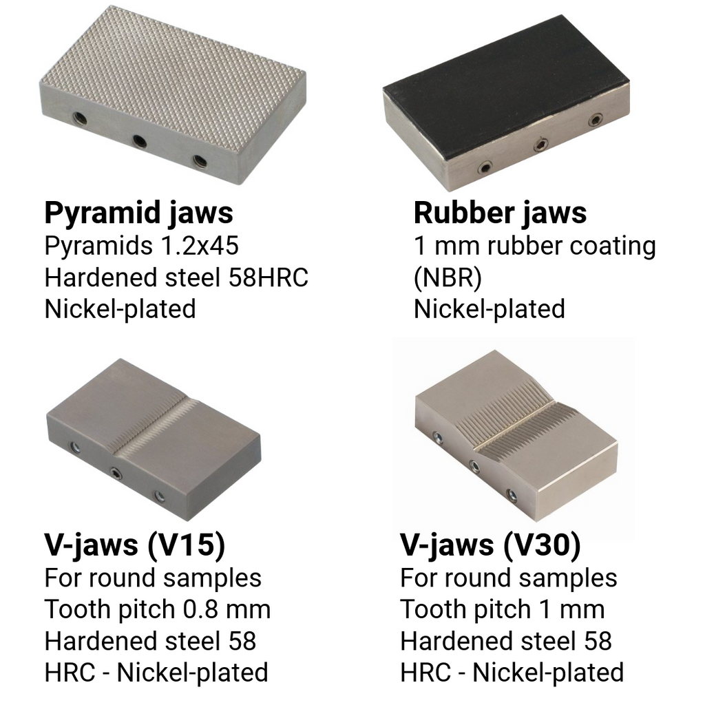 Additional Jaws for VG1000 - JLW Instruments