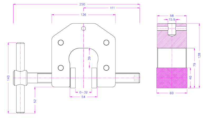 VG4000 Large Tensile Parallel Jaw Vice Grip