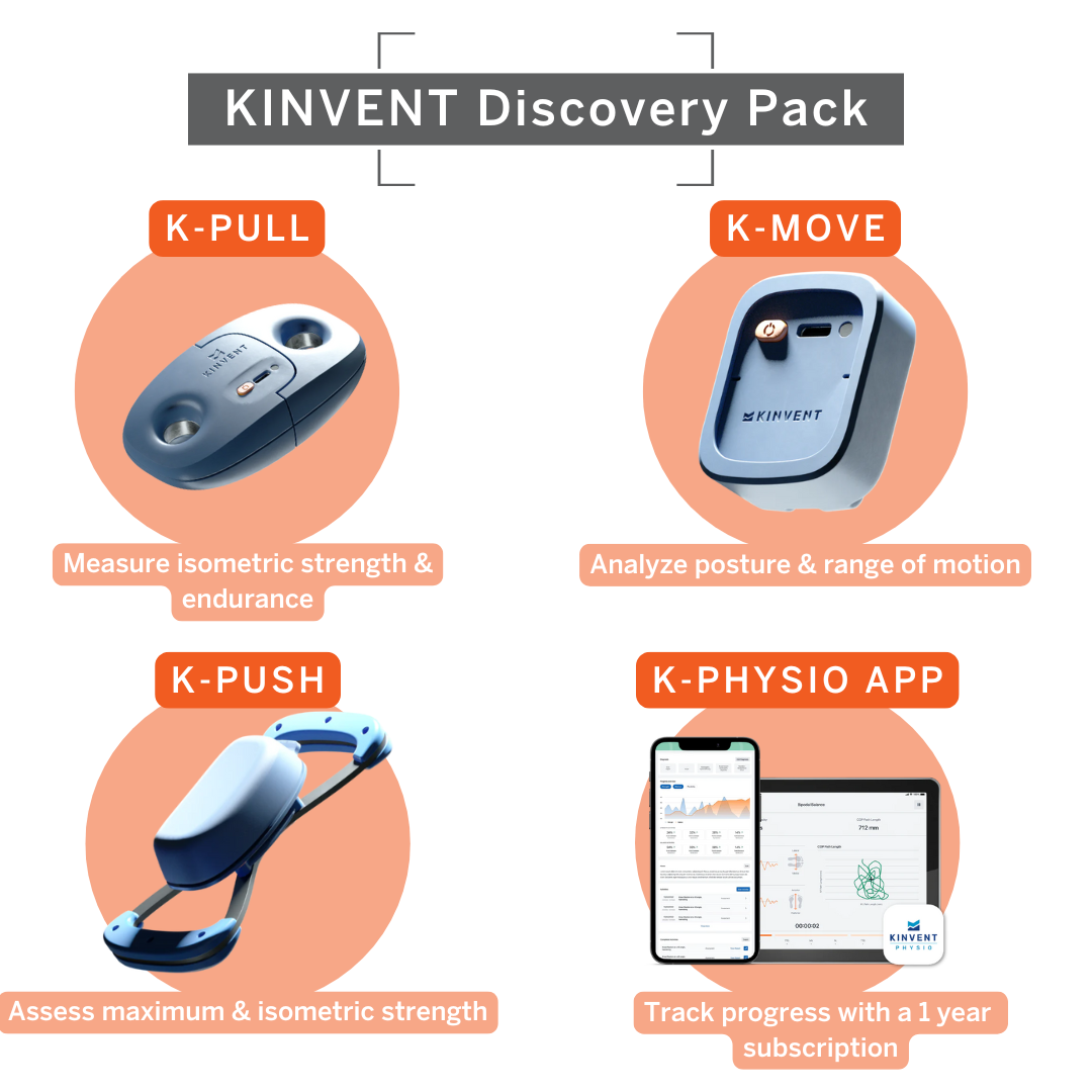 KINVENT Discovery Pack: Dynomometer, Goniometer & Force Plates | JLW