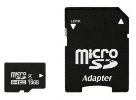 REED RSD-16GB Micro SD Memory Card w/Adapter, 16GB