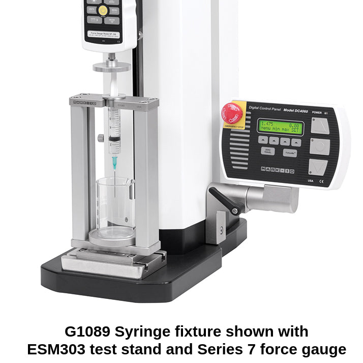 G1089, Syringe Test Fixture, Syringe Test Fixture, Mark-10