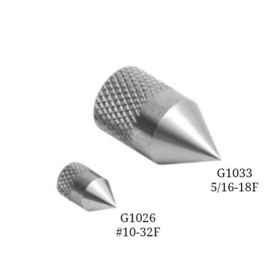 G1026 and G1033, Cone Attachment, Point Adapters, Mark-10