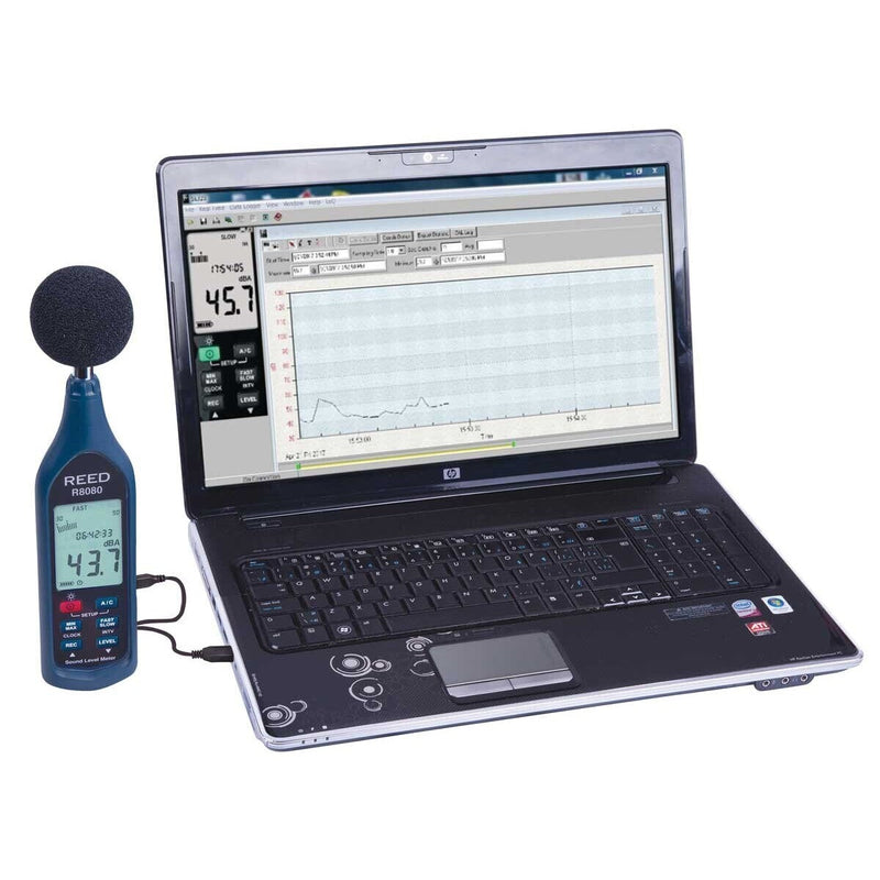 R8080 Data Logging Sound Level Meter with Bargraph, Sound Level Meter, Reed Instruments