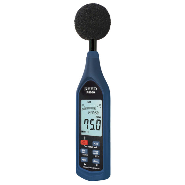 R8080 Data Logging Sound Level Meter with Bargraph, Sound Level Meter, Reed Instruments