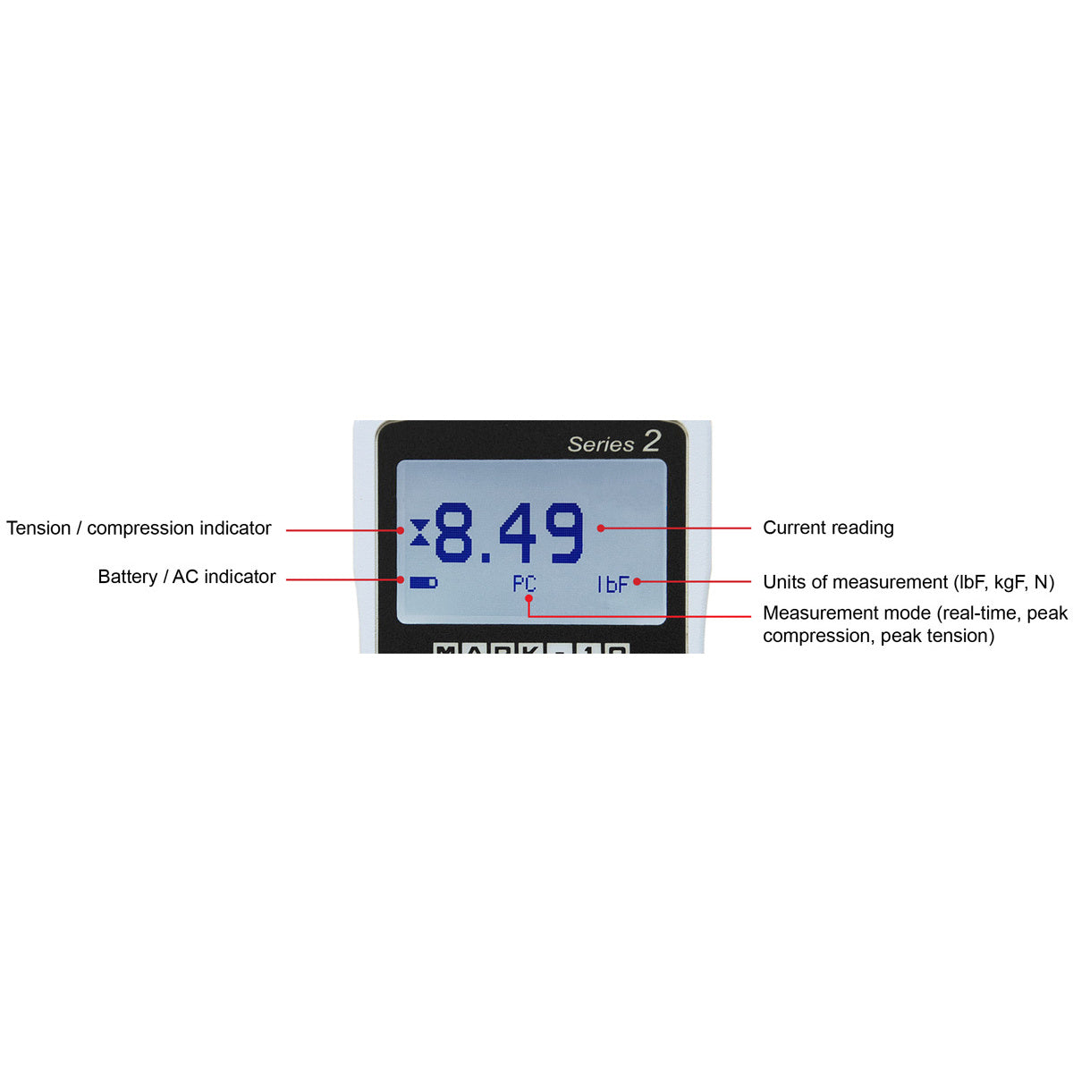 Mark-10 Series 2 Digital Force Gauge | JLW Instruments