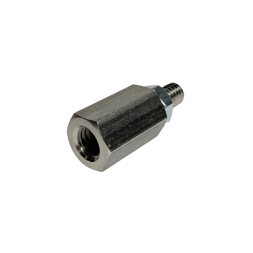 Thread adapter for ergonomic accessories M10F to 5/16-18M