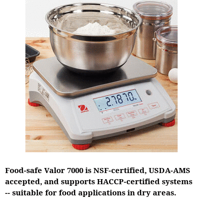 V71P1502T (30031827)<br> Valor 7000 Food Scale, Bench Scale: Food Safe, OHAUS